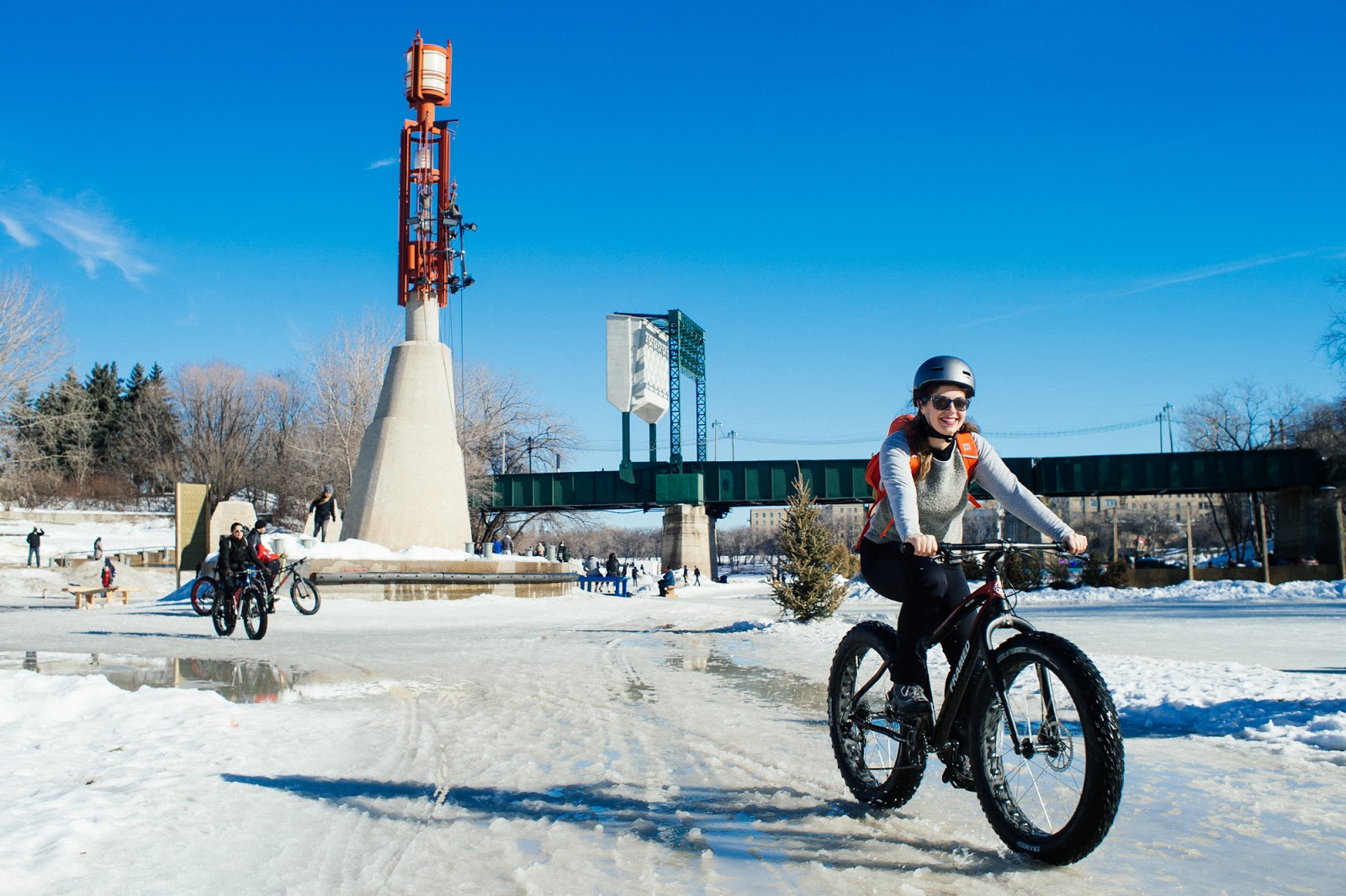 Get on your fat bikes + ride! | The Forks