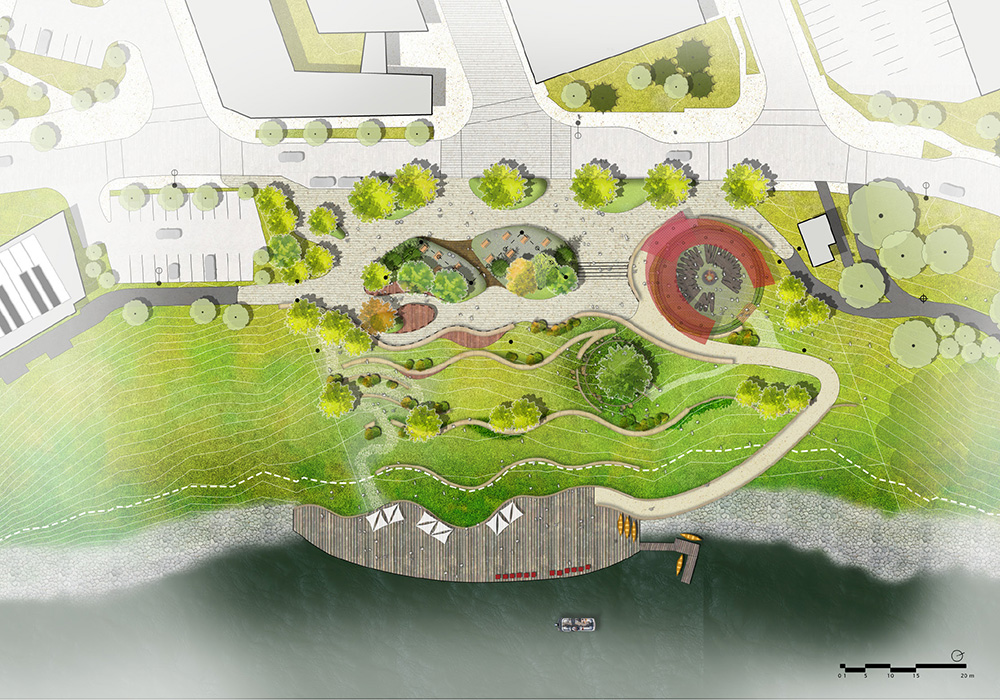 Alexander Docks - After (architectural rendering)