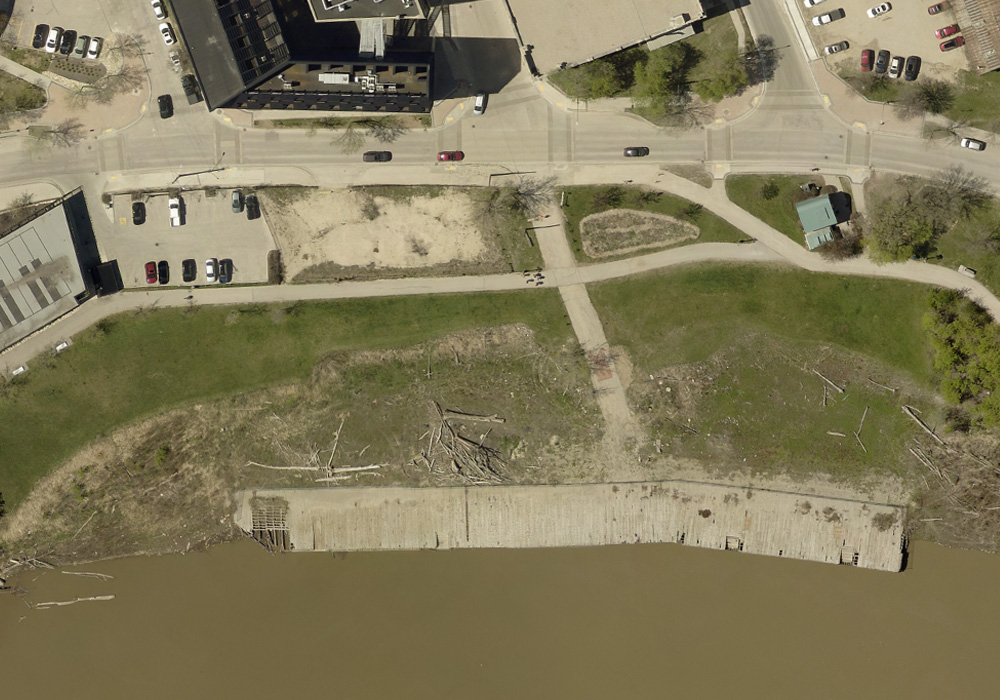 Alexander Docks - Before (drone aerial)