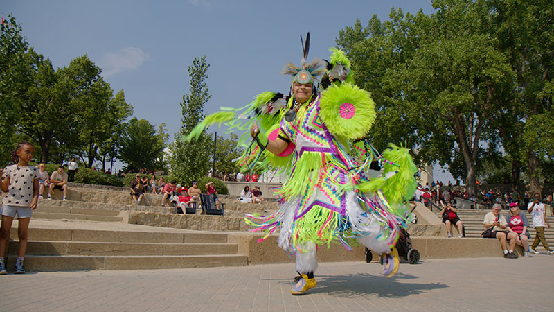 Dancer in the Oodena Circle